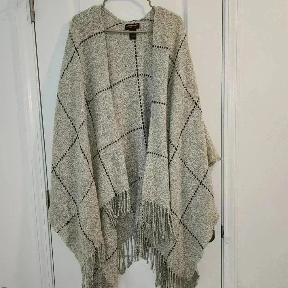 Johnston & Murphy Soft Gray Knit Wrap - 50' x 60'